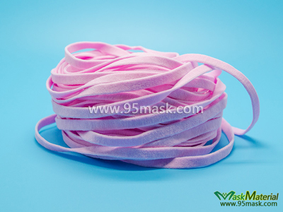 pink elastic band for dust mask
