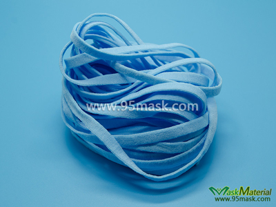 sky-blue elastic band for dust mask